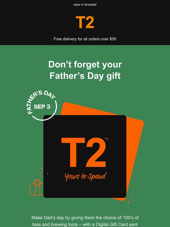 Don't miss out on the perfect Father's Day gift for Dad!