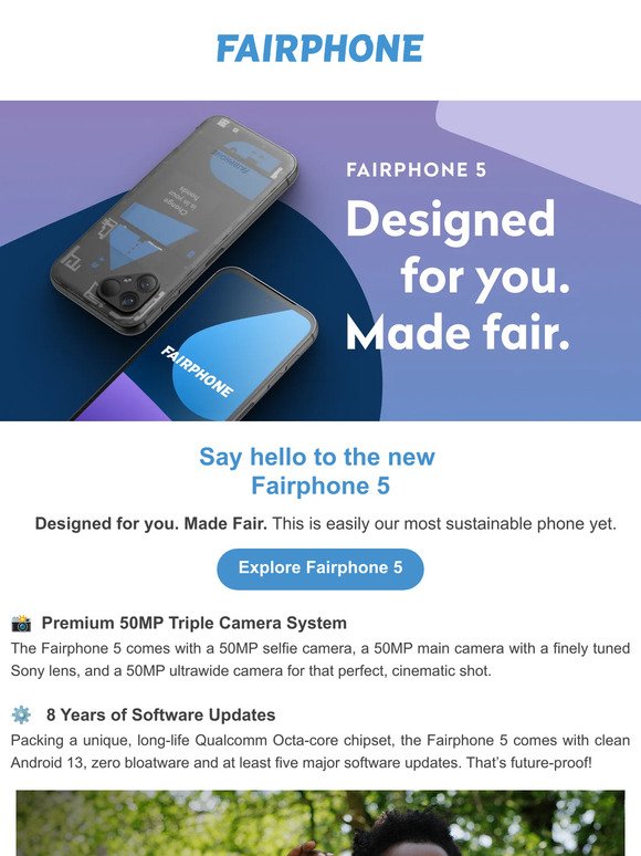 The Fairphone 5 is finally here.