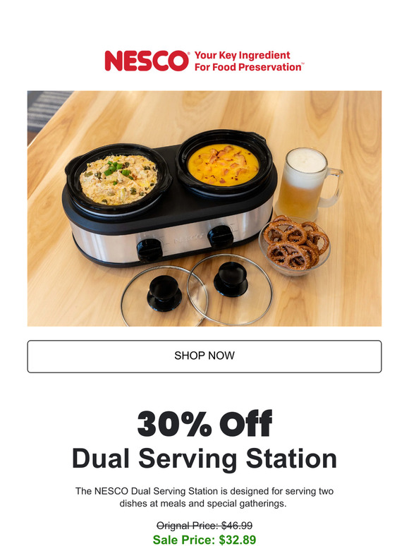 Nesco Dual Serving Station