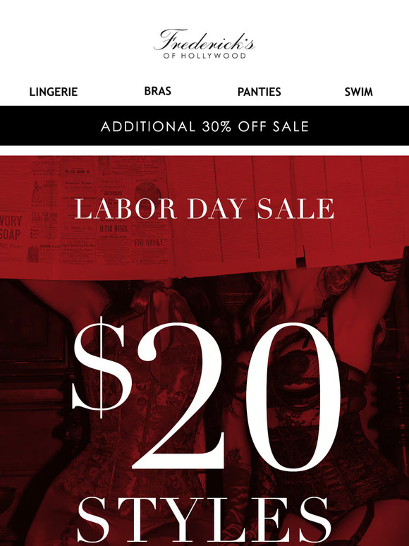 LABOR DAY SALE STARTS NOW