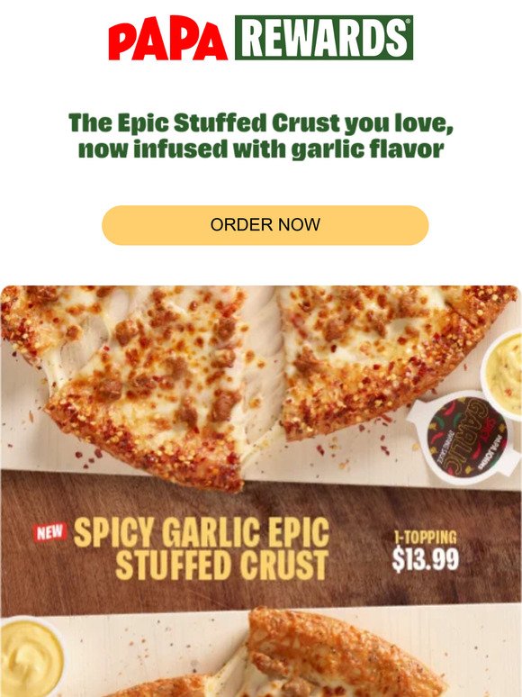 Papa Johns Crispy Parm Pizza Has Cheese Under the Crust