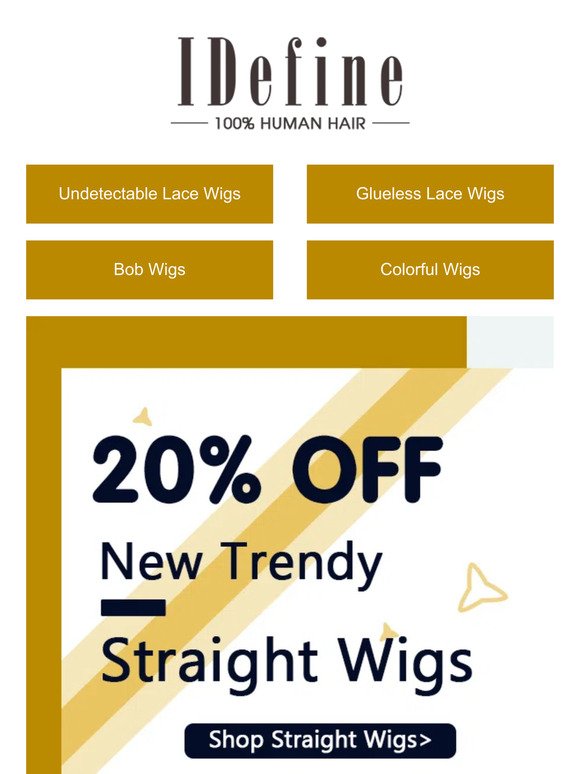 Straight Wig👩 | Up to 20% OFF