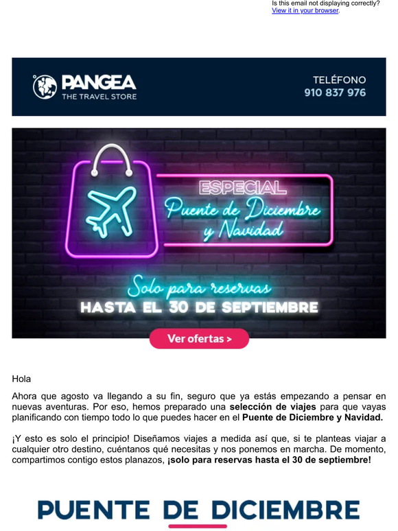 Esto es lo que puedes conseguir si reservas antes del 30/09