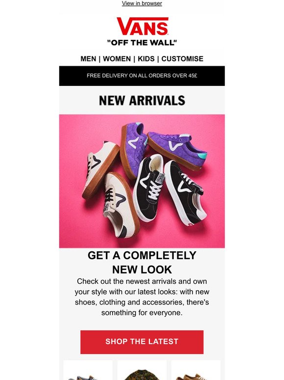 New styles alert: get a new look​
