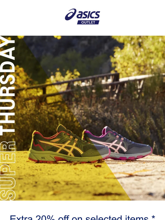 Super Thursday: Extra 20% off on selected items.