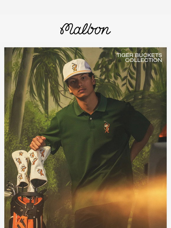 Malbon Golf: Introducing The Tiger Buckets Collection 🐅 | Milled