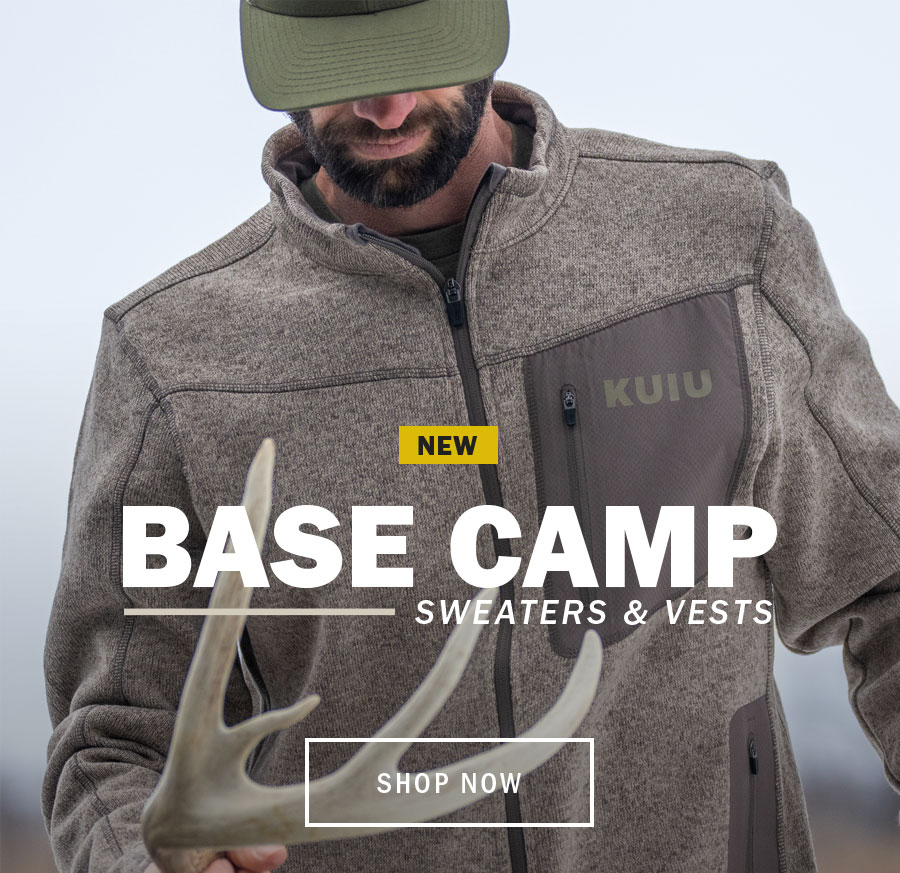 KUIU: New Colors: Base Camp Sweaters & Vests | Milled