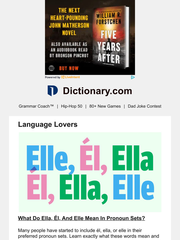 Pronoun Explainer What Do Ella, Él, And Elle Mean
