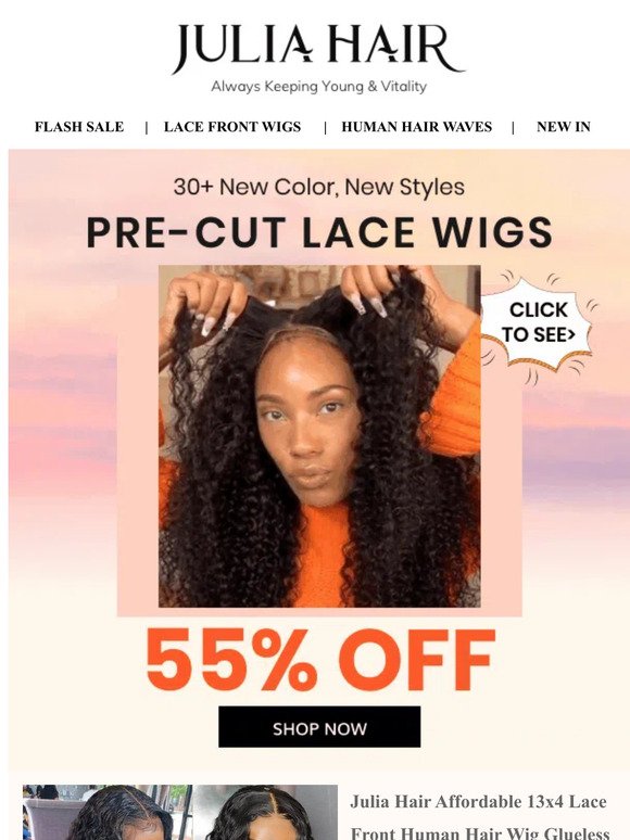 Refresh yourself with Pre-cut Glueless Wigs