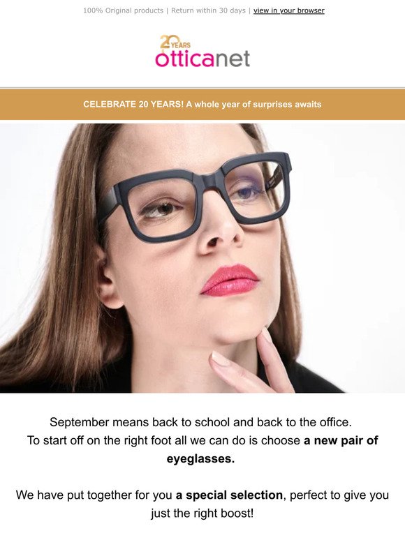 👓 Back at work? It’s time for new eyeglasses