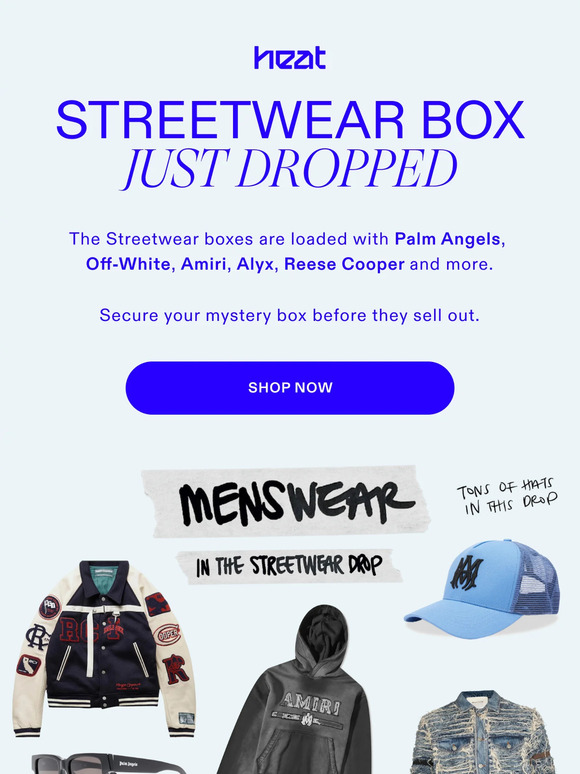 The Streetwear Mystery Box, Curated Luxury Streetwear