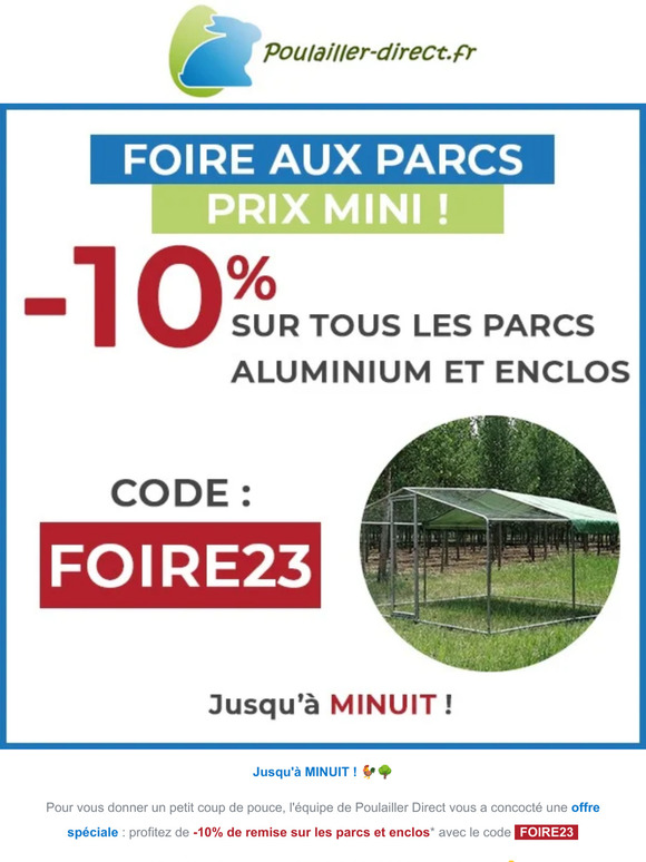 Il est encore temps de profiter de votre remise de -10% sur votre commande !