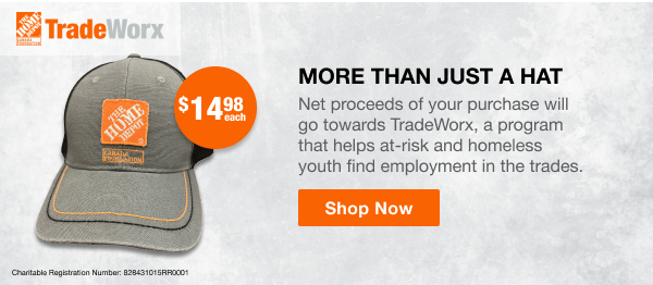 More Than Just a Hat. $14.98 each. Net proceeds of your purchase will support TradeWorx, a program that helps at-risk and homeless youth find employment in the trades. Shop Now > 