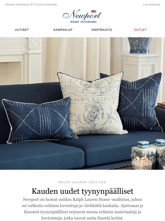 Löydä kauden uudet tyynynpäälliset!