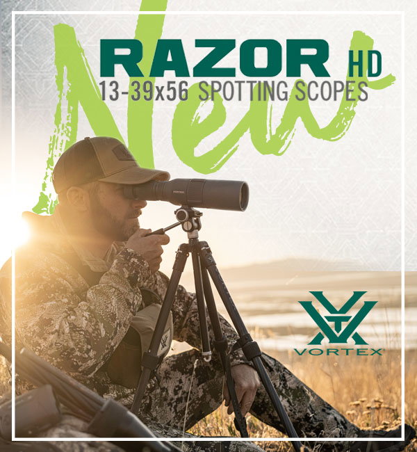 Eurooptic Vortex Razor EuroOptic.com: JUST IN: Vortex Razor HD 13-39x56mm Spotters! | Milled
