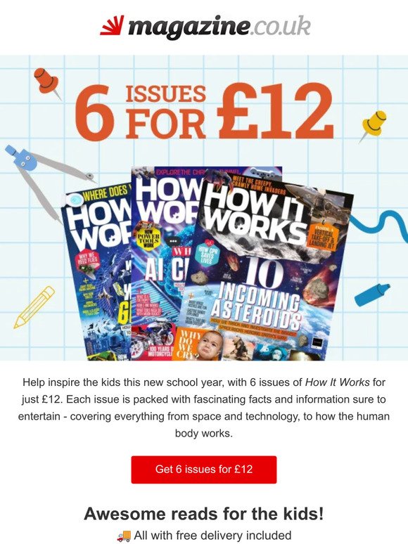 Get 6 issues of How It Works for £12
