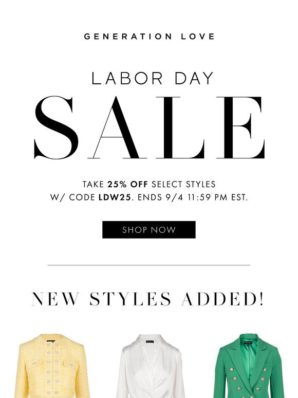 SALE | New Styles Added!
