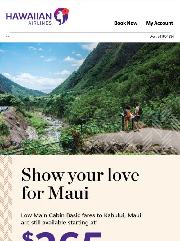 Mahalo for showing your love for Maui