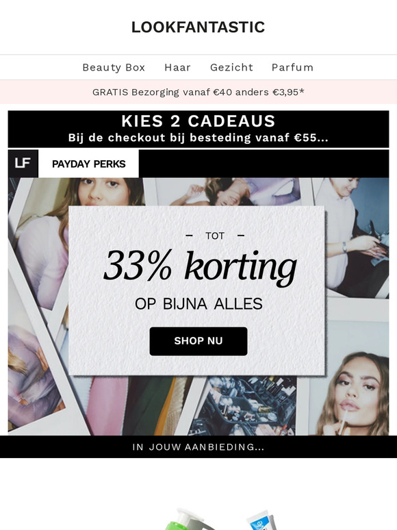 Tot 33% korting!