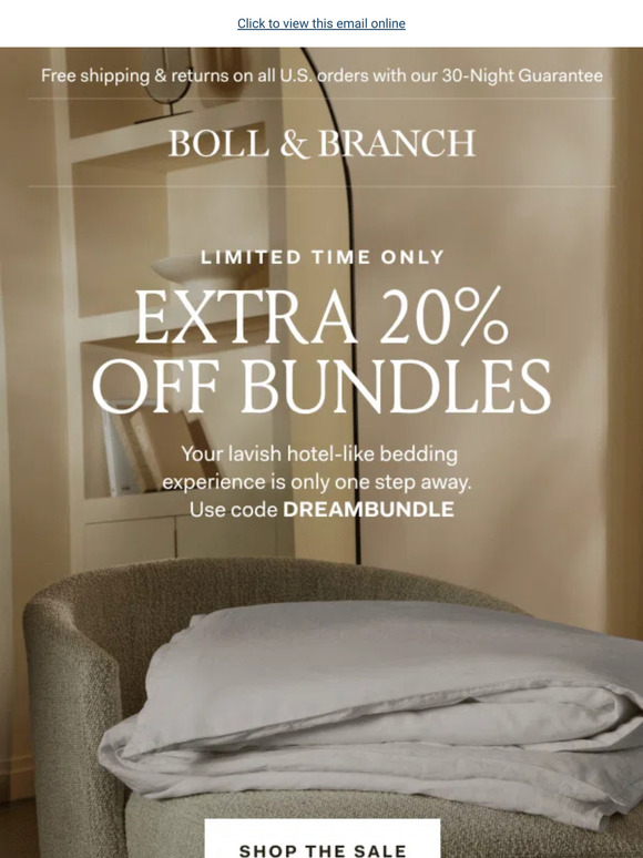 Extra 20% off Bundles, happening now