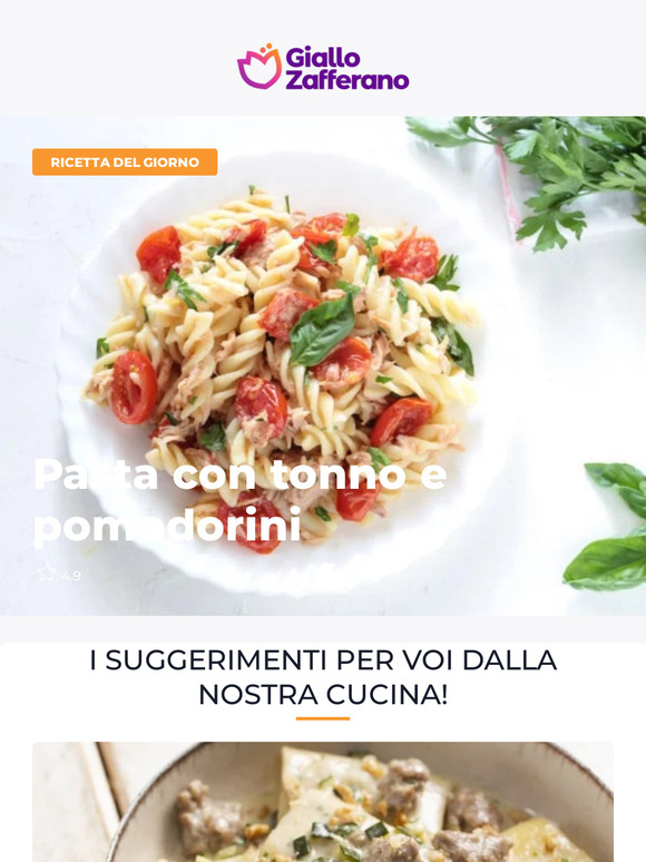 Pasta con tonno e pomodorini