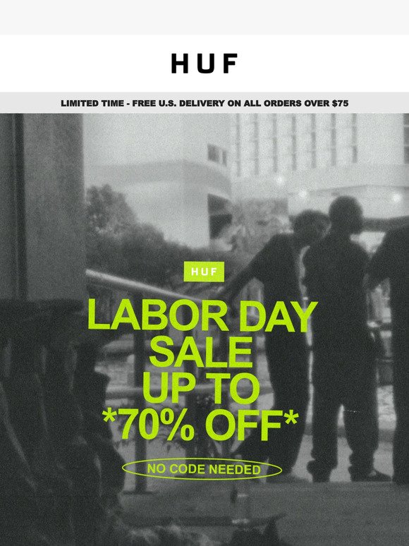 Labor Day Sale Starts Now