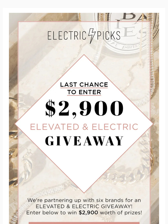 Electric Picks Jewelry YOU COULD BE OUR NEXT WINNER! 🤩💰 Milled