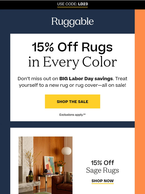 Pick a Color, Get Up to 20% Off!