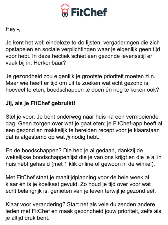 Altijd druk?  Maak gezondheid jouw prioriteit