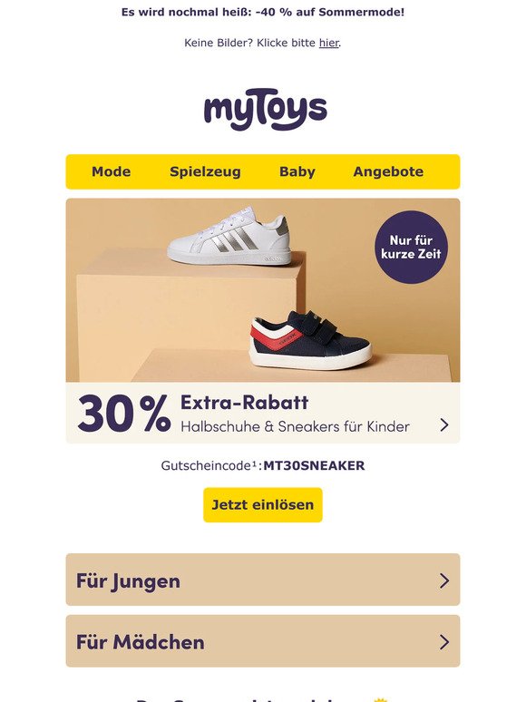 🚨 -30 % auf Sneakers & Co. 🚨