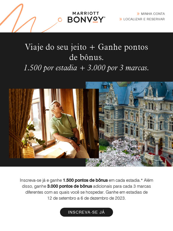 Novidade para você! Ganhe 1.500 pontos de bônus por estadia e muito mais, —.