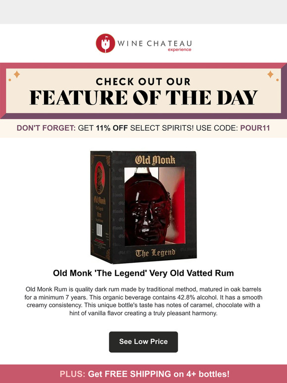 The man, the myth, the legend - On sale now! 🍹