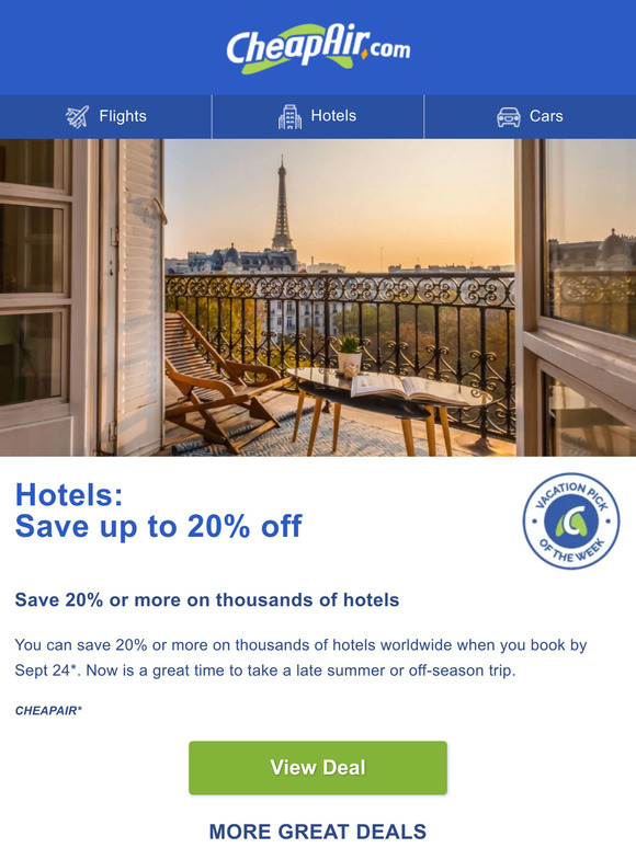 Now is a great time to take a late summer or off-season trip.