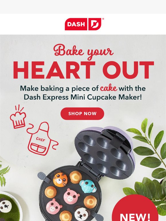 PancakeBot 2.0: Get the Dash Mini Bundt® Cake Maker!