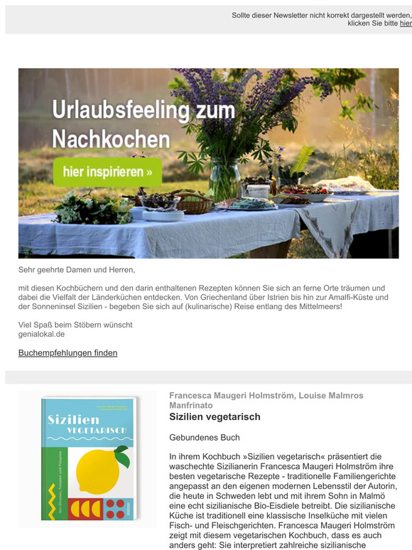 Kochbücher: Urlaubsfeeling zum Nachkochen