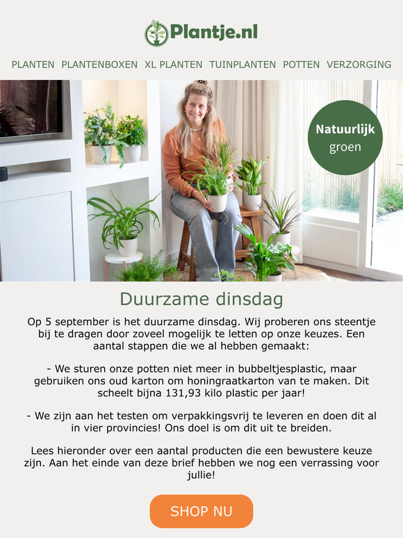 Ontvang een gratis kneusje! 📦️🪴