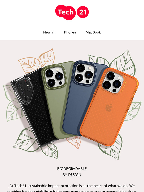 Hurry! 30% off biodegradable cases