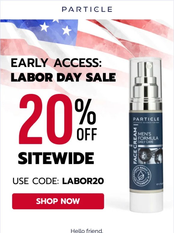 VIP Alert: Labor Day Came Early!
