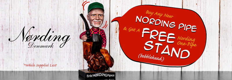 Free Bobblehead with any new Nording Pipe Purchase at Smokingpipes.com
