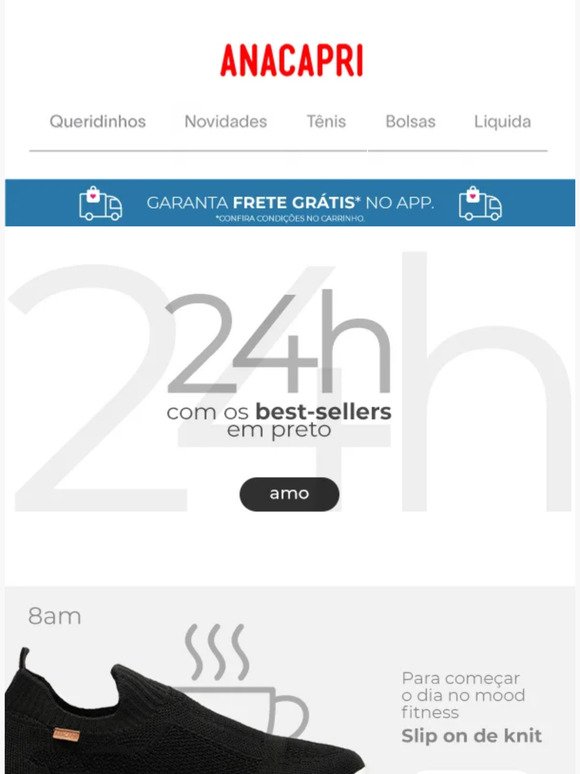 24h de best-sellers 🖤 PRETOS