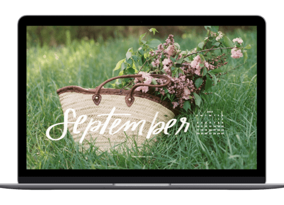 The Everygirl September Desktop Background