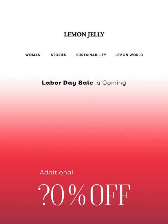 Labor Day Sale is COMING ❤️