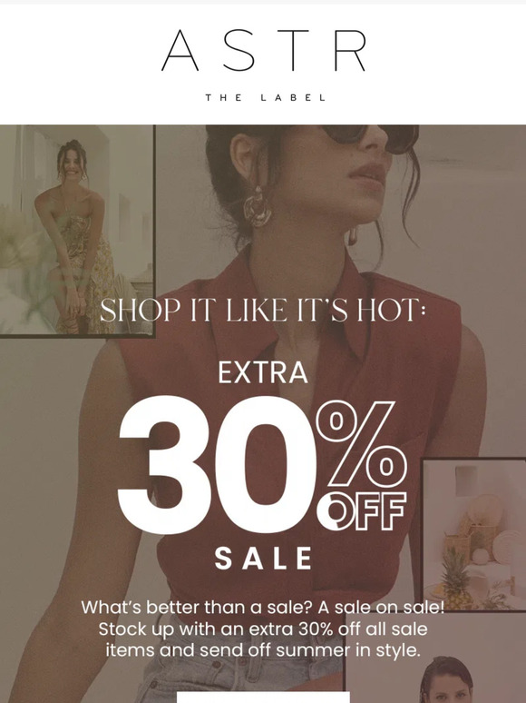 End Of Sumer Sale!
