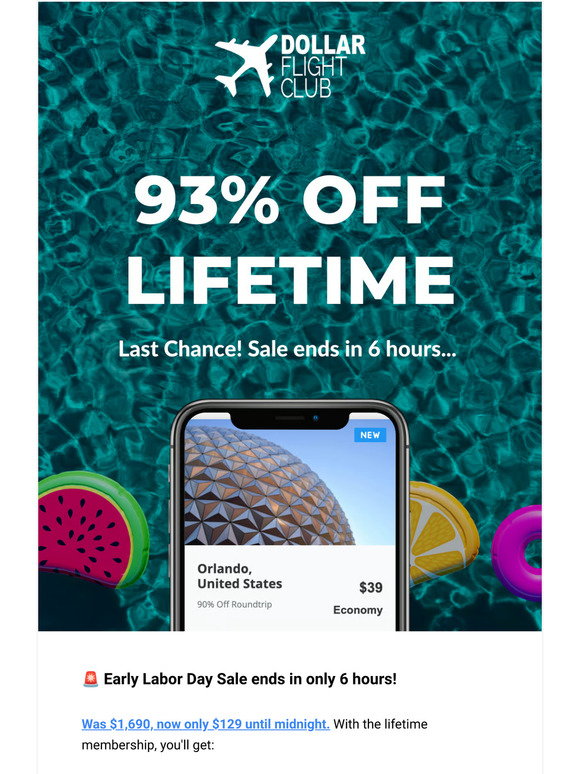 🚨 Last Chance! Only a few hours left to get 93% off Lifetime
