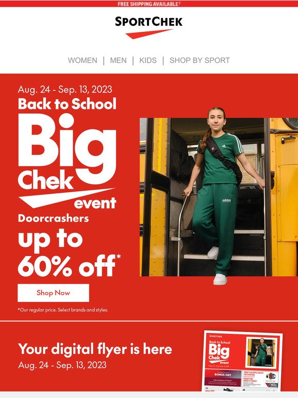 Back To School Big Chek Event: Under Armour 30% Off + More