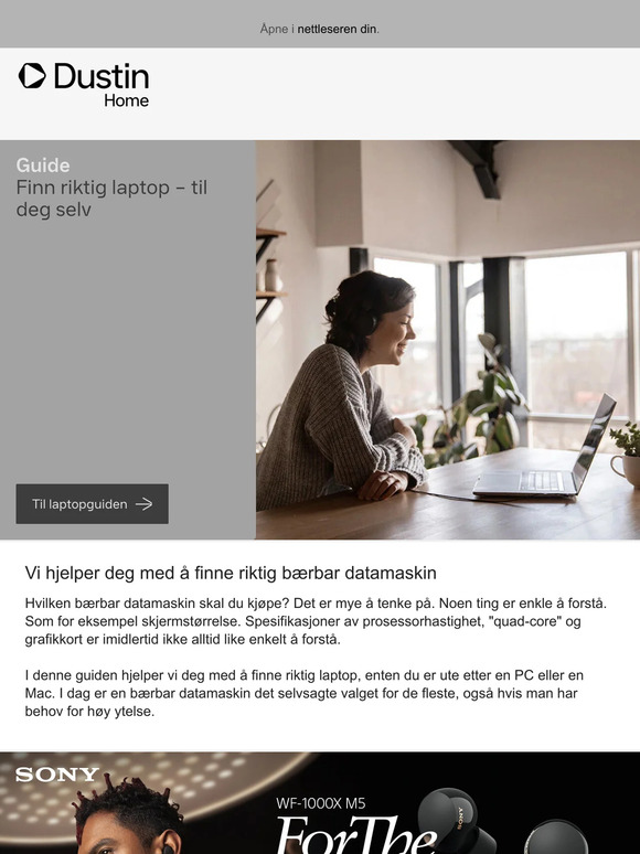 Finn riktig laptop – til deg selv