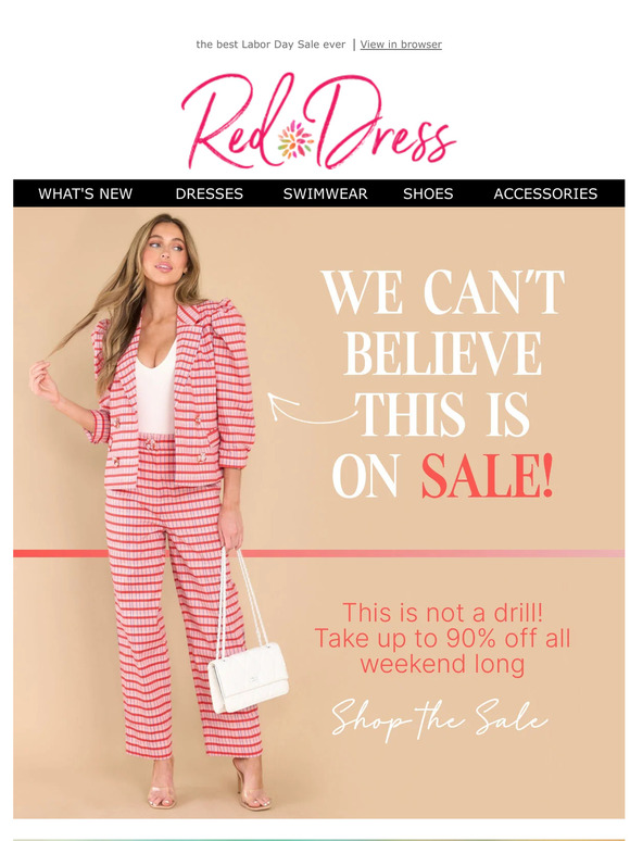 Sale! Need we say more?