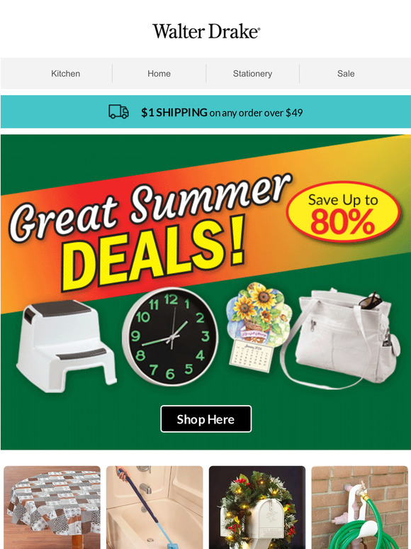 Ending Soon! Great Summer Deals, Up To 80% Off