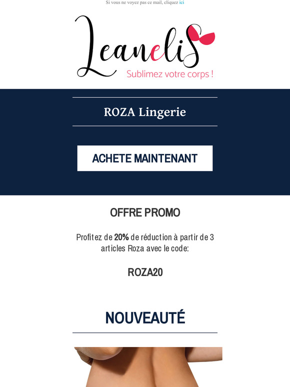 20% sur Roza et 50% sur la marque AJOUR