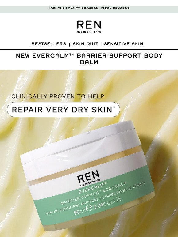 EARLY ACCESS: NEW Evercalm™ Barrier Support Body Balm 🦵